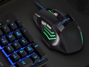 Title: 7-Button Pro Gaming Mouse - 5500 DPI, LED Optical Sensor, USB Wired