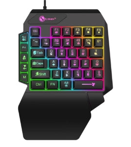 35-Key RGB Gaming Keypad - One-Handed Wired Keyboard
